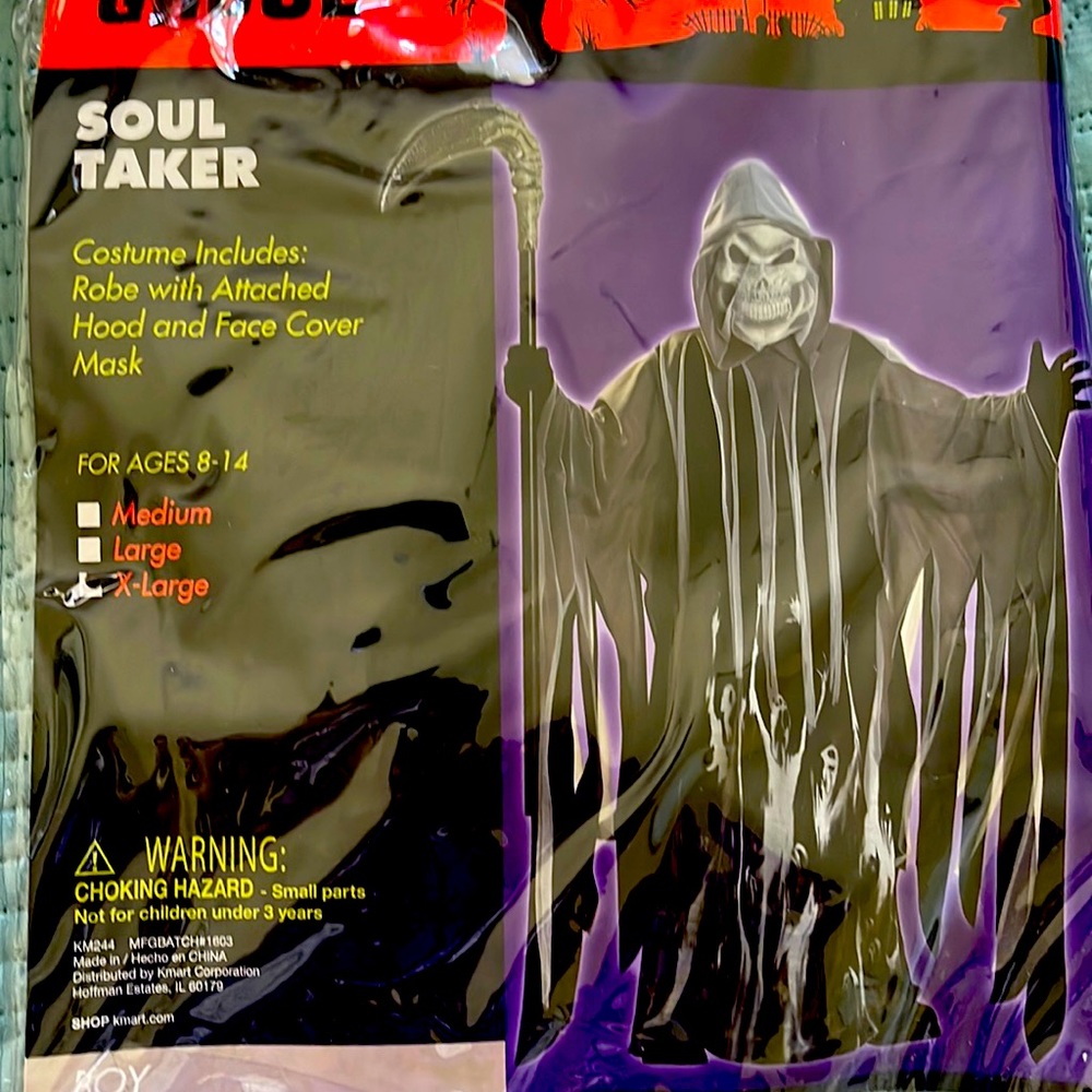Soul taker costume kids